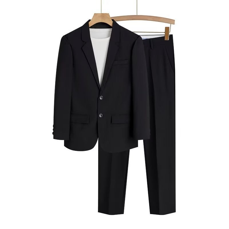 Sale Thin Loose Drape Suit Men'S Business Formal Casual Trendy Stylish Blazer Jacket - Image 4